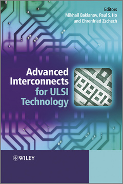 Couverture de l’ouvrage Advanced Interconnects for ULSI Technology