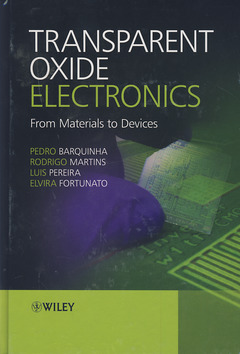 Couverture de l’ouvrage Transparent Oxide Electronics