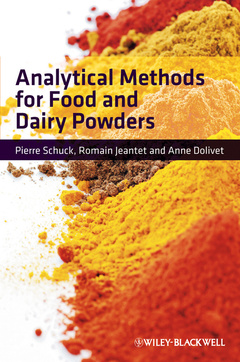 Couverture de l’ouvrage Analytical Methods for Food and Dairy Powders