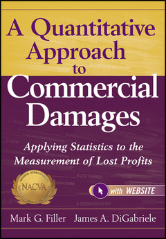 Couverture de l’ouvrage A Quantitative Approach to Commercial Damages, + Website