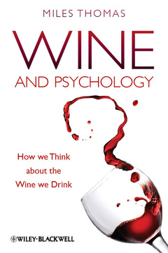Cover of the book Wine and psychology - how we think about the wine we drink (paperback)
