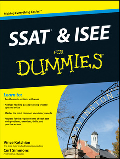 Couverture de l’ouvrage SSAT and ISEE For Dummies