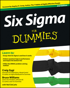 Couverture de l’ouvrage Six Sigma For Dummies