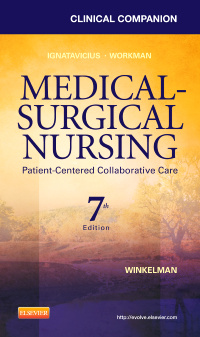 Couverture de l’ouvrage Clinical companion for medical-surgical nursing: patient-centered collaborative care (paperback)
