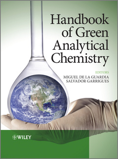 Couverture de l’ouvrage Handbook of Green Analytical Chemistry