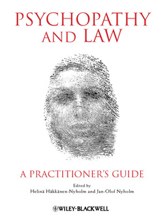 Couverture de l’ouvrage Psychopathy and Law