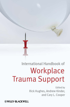 Couverture de l’ouvrage International Handbook of Workplace Trauma Support