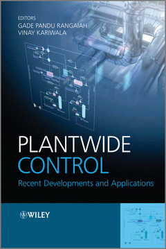 Couverture de l’ouvrage Plantwide Control