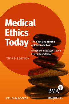 Couverture de l’ouvrage Medical Ethics Today