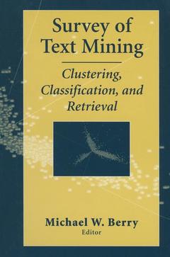 Cover of the book Survey of Text Mining