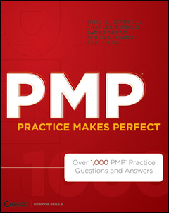 Couverture de l’ouvrage PMP practice makes perfect