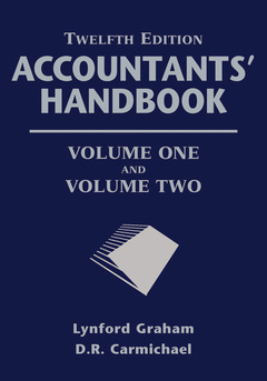 Couverture de l’ouvrage Accountants' handbook: 2 volume set (paperback)