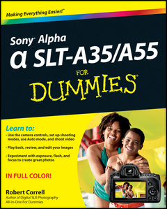 Couverture de l’ouvrage Sony a35/a55 for dummies (paperback)