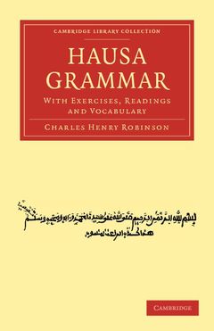 Couverture de l’ouvrage Hausa Grammar