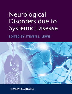 Couverture de l’ouvrage Neurological Disorders due to Systemic Disease