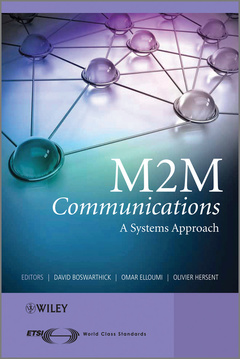 Couverture de l’ouvrage M2M Communications