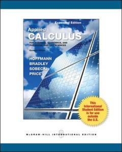 Couverture de l’ouvrage Applied calculus for business, economics, and the social and life sciences, expanded edition