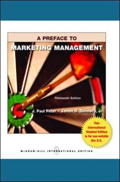 Cover of the book Preface to marketing management