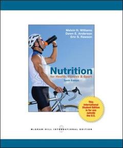 Couverture de l’ouvrage Nutrition for health, fitness & sport