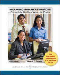 Cover of the book Managing human resources
