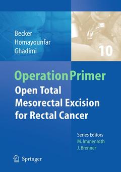 Couverture de l’ouvrage Open total mesorectal (tme) for cancer