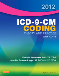 Cover of the book 2012 icd-9-cm coding theory and practice with icd-10 (paperback)