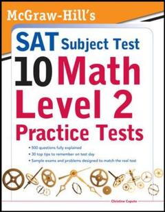 Cover of the book Mcgraw-hills sat subject test 10