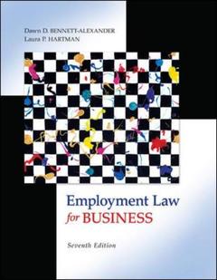 Couverture de l’ouvrage Employment law for business