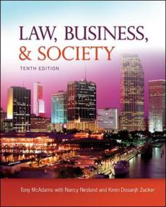 Cover of the book Law business and society