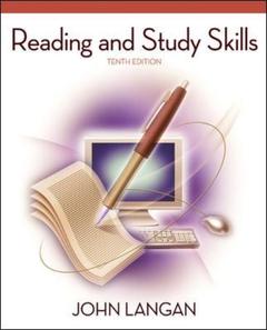Couverture de l’ouvrage Reading and study skills