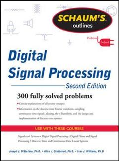 Couverture de l’ouvrage Schaums outline of digital signal processing