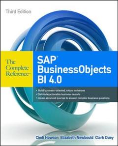 Cover of the book SAP businessObjects BI 4.0 the complete reference