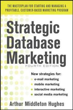 Cover of the book Strategic database marketing