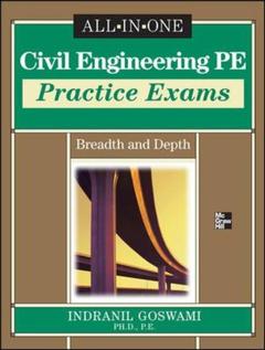 Cover of the book Civil engineering pe practice exams