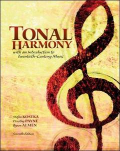 Couverture de l’ouvrage Tonal harmony