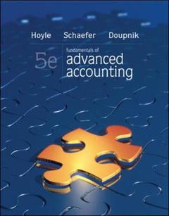 Cover of the book Fundamentals of advanced accounting