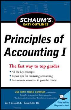 Cover of the book Schaum's easy outline of accounting, revised edition (series: schaum's easy outlines)