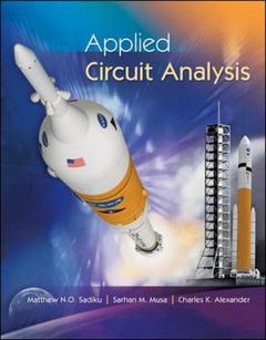 Couverture de l’ouvrage Applied circuit analysis