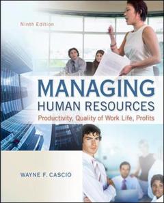 Couverture de l’ouvrage Managing human resources