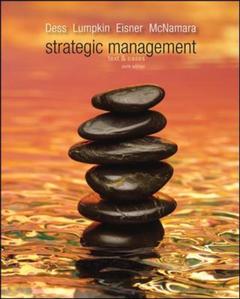 Couverture de l’ouvrage Strategic management