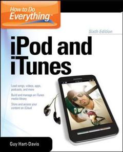 Couverture de l’ouvrage IPod and iTunes (How to do everything) 