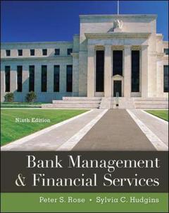 Couverture de l’ouvrage Bank management & financial services