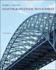 Couverture de l’ouvrage Analysis for financial management