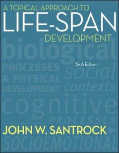Couverture de l’ouvrage A topical approach to lifespan development