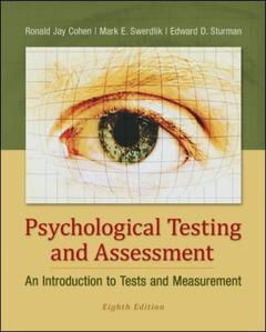 Couverture de l’ouvrage Psychological testing and assessment