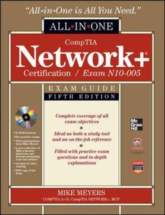 Couverture de l’ouvrage Comptia network+ certification all-in-one exam guide (examN10-005) with CD-ROM 