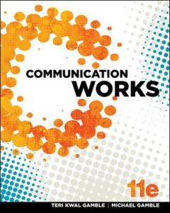 Couverture de l’ouvrage Communication works