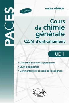 Cover of the book UE1 - Cours de chimie générale. QCM d'entraînement