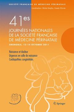 Cover of the book 41e journées nationales de la Société Française de Médecine Périnatale