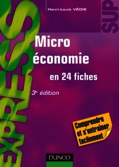 Couverture de l’ouvrage Microéconomie - 3e édition - en 24 fiches
